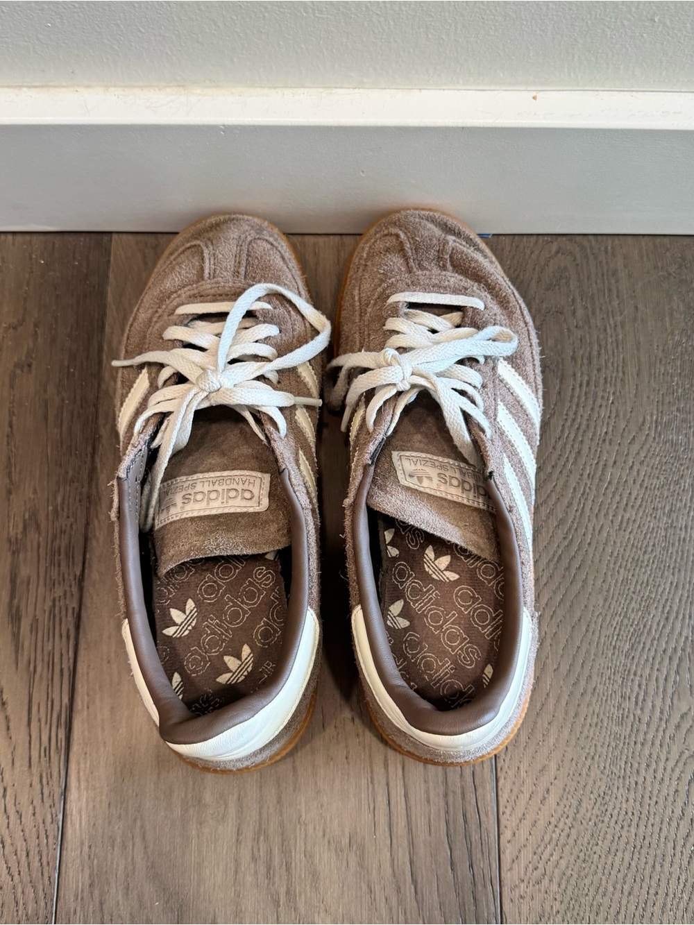 adidas Handball Spezial Earth Strata Brown Suede Gum Sneakers Size 7